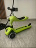 酷骑儿童滑板车V2二合一多功能童车重力转向静音1-5岁生日礼物经典绿 实拍图