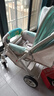 奔昂 婴儿推车可坐可躺轻便避震宝宝折叠婴儿车双向BB童车手推车 升级荷绿+一键单手收+可坐躺+可双向推行+四轮高配 实拍图