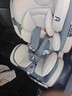 贝倍适（BAYBETSS）儿童安全座椅汽车用0-4-12岁宝宝360度旋转婴儿车载坐椅ISOFIX 米灰色【遮阳棚+上拉带+侧保护】 实拍图