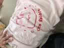 贝瑞加（Babyprints）婴儿pp裤男女宝宝纯棉长裤四季家居睡裤大屁屁休闲裤子 粉90 实拍图