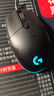 罗技（G）G102第二代游戏鼠标 RGB流光灯效鼠标 轻量化  游戏级8000DPI传感器 黑色 200-8000DPI 实拍图