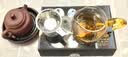 一品工坊台湾公道杯高硼硅玻璃公杯纯手工加厚大号分茶器茶海茶道茶具配件 黄把公杯（小巧型）+观山茶漏 实拍图