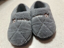 俞兆林棉拖鞋男女居家用室内简约保暖毛绒包跟防滑棉鞋 YI004 实拍图