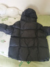 左西男童羽绒服冬季2025新款保暖儿童三防连帽面包服外套 黑色 160 晒单实拍图
