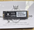 宏碁掠夺者（PREDATOR）512G SSD固态硬盘 M.2接口(NVMe协议) GM7系列｜NVMe PCIe 4.0读速7200MB/s  AI电脑存储配件 实拍图