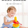 MKBIBI叠叠乐婴儿套圈玩具早教不倒翁彩虹套圈环积木1-3岁生日礼物 实拍图