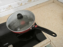 苏泊尔（SUPOR） 平底锅 不粘锅家用牛排煎锅火红点无油烟炒菜锅电磁炉燃气灶通用 2-5人适用 直径 28cm 实拍图