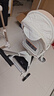 SMARTSTROLLER遛娃神器婴儿推车可坐可躺轻便折叠双向高景观0-6岁用宝宝溜娃车 香槟白(铝合金车架+3D舒适透气) 实拍图