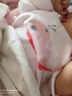 舒贝怡2件装婴儿衣服新生儿衣服初生半背衣春夏宝宝上衣打底衫睡衣粉 66 实拍图