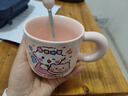 可爱fufu生日蛋糕马克杯带盖勺陶瓷杯送女生高颜值有意义生日礼物 小猪生日蛋糕杯+勺1个350ml 实拍图