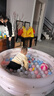 曼龙海洋球池婴儿游乐场可啃咬儿童宝宝玩具波波球 球池+100个海洋球 实拍图