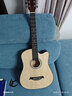 相思鸟 民谣吉他38寸初学者入门男女吉他乐器 亮光原木色 实拍图