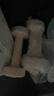 Keep 彩色浸塑哑铃1-10kg男女家用家庭健身肌肉塑形手臂 樱粉1kg*2 实拍图