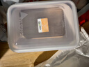 龙士达微波炉饭盒保鲜盒 透明塑料水果零食收纳 上班族带饭 2.5L 实拍图
