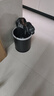 本迪不锈钢压圈垃圾桶15L大号黑色酒店带内桶双层烤漆阻燃金属垃圾桶 实拍图