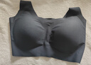ubras虞书欣同款无尺码内衣女无痕隐形3A抗菌无钢圈文胸罩黑色常规版 实拍图