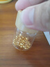 洲足金999金珠黄金小金珠金豆古法金珠DIY配件散珠隔珠路路通转运珠 3mm金珠  合单满 0.16g 包邮 单颗约0.1g 实拍图