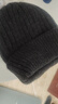 优衣库男装女装HEATTECH针织帽子毛线帽防寒保暖478303 08 深灰色 均码(45 cm) 实拍图