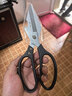 张小泉巨力灰钛不锈钢剪强力大剪子专用鸡骨头硬骨厨房剪刀 实拍图