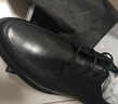 沙驰（SATCHI）男鞋 男士皮鞋正装皮鞋商务皮鞋男德比鞋   40782038Z 黑色 39 实拍图