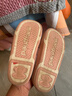 大嘴猴（paul frank）棉拖鞋女士秋冬季室内家居拖鞋毛绒保暖厚底棉鞋女款粉红260PF607 实拍图