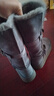星期六雪地靴女厚底加绒高筒防寒时尚保暖潮流2025冬季新款百搭棉靴 灰色 37 (235mm) 标准码 实拍图