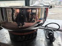 惠当家（Hui Dang Jia）电锅多功能电热锅电炒锅家用电蒸锅一体电煮锅加厚304不锈钢电火锅G08-34 实拍图