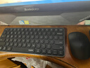 雷柏（Rapoo）9000S 78键无线/蓝牙多模键鼠套装 刀锋超薄紧凑便携无线键盘 支持Windows/MacOS双系统 深灰 实拍图