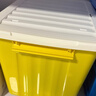 SPACEXPERT 衣物收纳箱特大号塑料整理箱车载储物箱80L黄色 1个装 带轮 实拍图