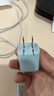 ANKER安克套装20W苹果充电器蓝+C-C快充数据线0.9米蓝 实拍图