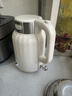 美的（Midea）电热水壶有钛材质艺术家恒温烧水壶自动断电保温一体2L大容量不锈钢无缝一体内胆MK-SH58-QT 实拍图