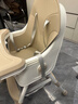 看宝贝宝宝餐椅可折叠0-6岁儿童餐椅宝宝椅婴儿餐椅婴幼儿餐椅宝宝餐桌 高配卡其咖|可折叠+皮座+万向轮 实拍图