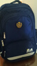 史努比（SNOOPY）小学生书包男孩学院风护脊减负1-4-6高年级儿童初中生双肩背包 蓝 实拍图