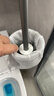 卡贝（cobbe）厕所马桶刷套装免打孔卫生间加长手柄清洁刷子太空铝无死角洁厕刷 实拍图