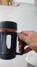新款玻璃杯商务防爆把手大容量手柄办公室泡茶水杯防摔男女杯子 活动商务黑【两款随机发】 500ml 实拍图