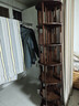 家逸（JIAYI）全实木旋转书架书柜立式落地置物架移动书架转角书架客厅卧室 六层胡桃色-旋转款-全实木【包安装】 实拍图