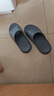 京东京造【3.5cm踩屎感】eva厚底拖鞋防臭休闲凉拖鞋 夜色黑 44-45 实拍图