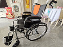鱼跃 (yuwell)手动轮椅车H062折叠老人轻便免充气铝合金旅行手推代步 实拍图
