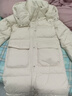 森马（Semir）90绒羽绒服女长款收腰显瘦冬季宽松连帽三防厚外套101724113055 实拍图