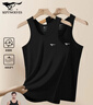 七匹狼纯棉背心男士高弹力运动吸汗透气2件装 实拍图