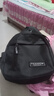 运动跑步包男休闲斜挎包手机包防泼水健身包女单肩包 黑色 实拍图