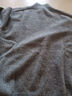 红袖【天衣无缝】显瘦针织衫2025冬季新款女装100%羊毛半高领百搭上衣 烟灰056 S 实拍图
