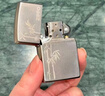 ZIPPO打火机之宝防风煤油 锻纱镀铬-步步高升 情人节礼物送男友 油套 实拍图