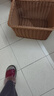 ken's 脏衣篮家用浴室脏衣服收纳筐酒店仿藤编洗衣篮大号玩具框箱 浅咖色40*30*26CM 实拍图