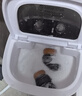 美的（Midea）4.5kg半自动洗鞋机迷你家用小型洗衣机仿生手洗刷鞋机 360°全方位清洁懒人租房神器洗鞋机MXX45VWE 实拍图