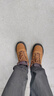 迪卡侬男士NH100冬季雪地防水中帮保暖抓地徒步鞋棕色42-4517713 实拍图
