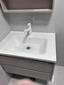 小米嘉美系列浴室柜陶瓷一体盆太空铝合金蜂窝铝洗手盆柜组合洗漱台洗脸台 70cm智能半封方镜+陶瓷一体盆 实拍图
