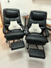 京东京造Z8老板椅真皮椅躺椅 人体工学椅办公椅子电脑椅 头层牛皮 经典黑 实拍图