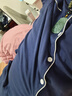京东京造【10A抑菌】A类一等品50支纯棉睡衣男睡衣秋冬情侣家居服绀青L 实拍图