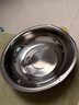 不锈钢盆加厚大盆洗脸盆洗菜盆家用大号盆洗澡洗衣加厚盆洗菜盆 加厚不锈钢大盆 30CM【1个装】 实拍图